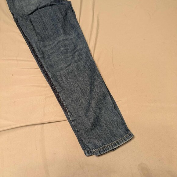 FREE PEOPLE Jeans Womens 25 Medium Wash Denim Button Fly Slight Crease at Waist - Picture 14 of 14
